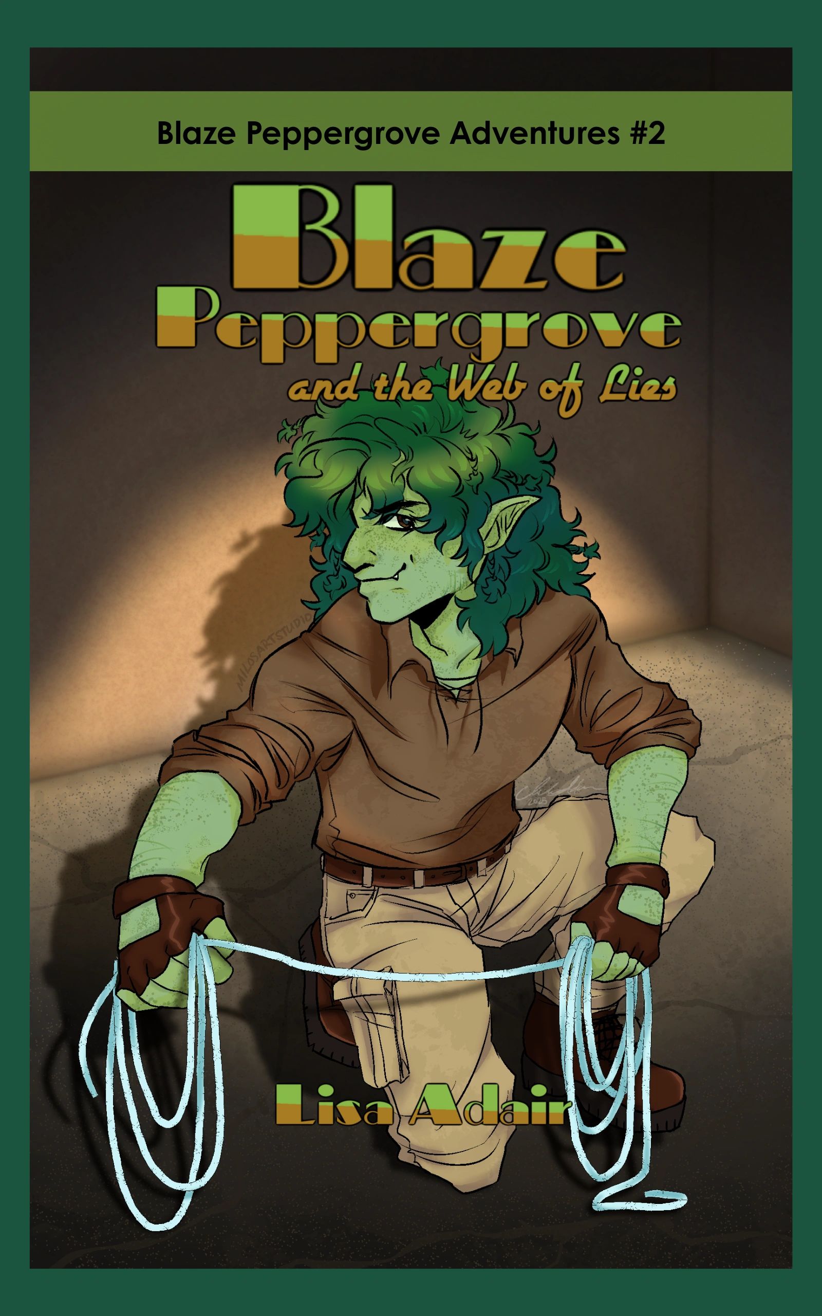 Cover of Blaze Peppergrove and the Web of Lies